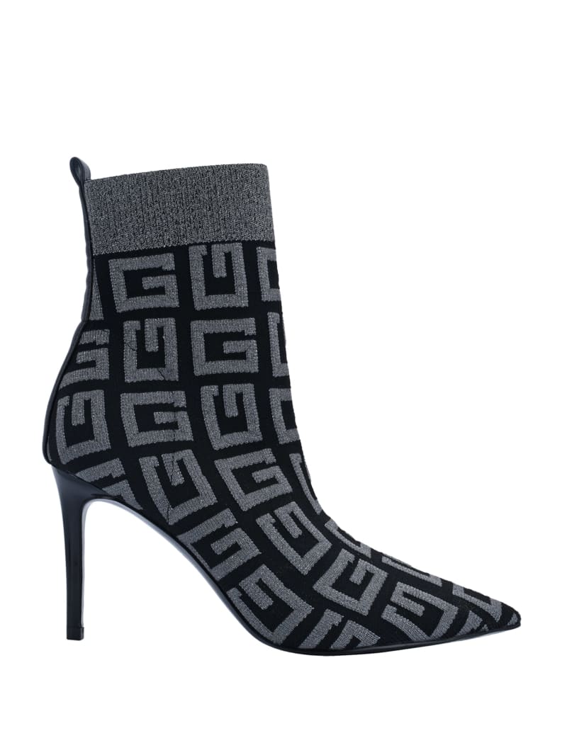 Guess Dallyca G-Logo Sock Laarzen Dames Zwart | 3019-XPBLR