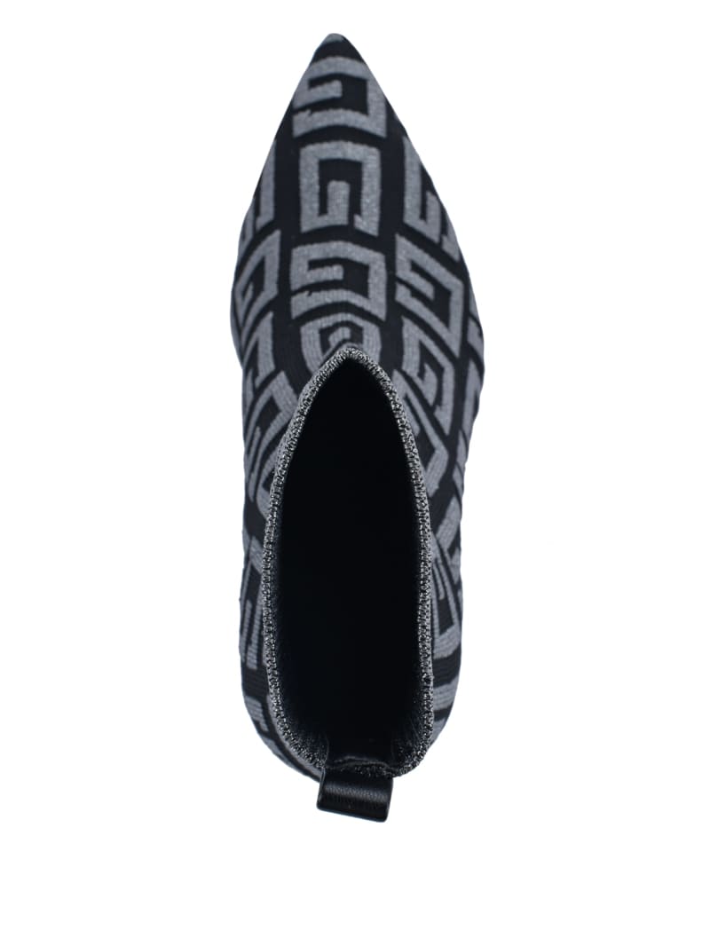 Guess Dallyca G-Logo Sock Laarzen Dames Zwart | 3019-XPBLR