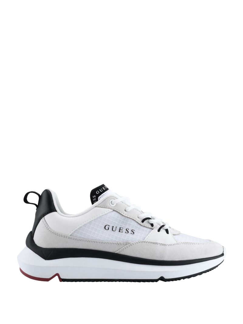 Guess Degrom Logo Sneakers Dames Wit | 3824-VCLQI