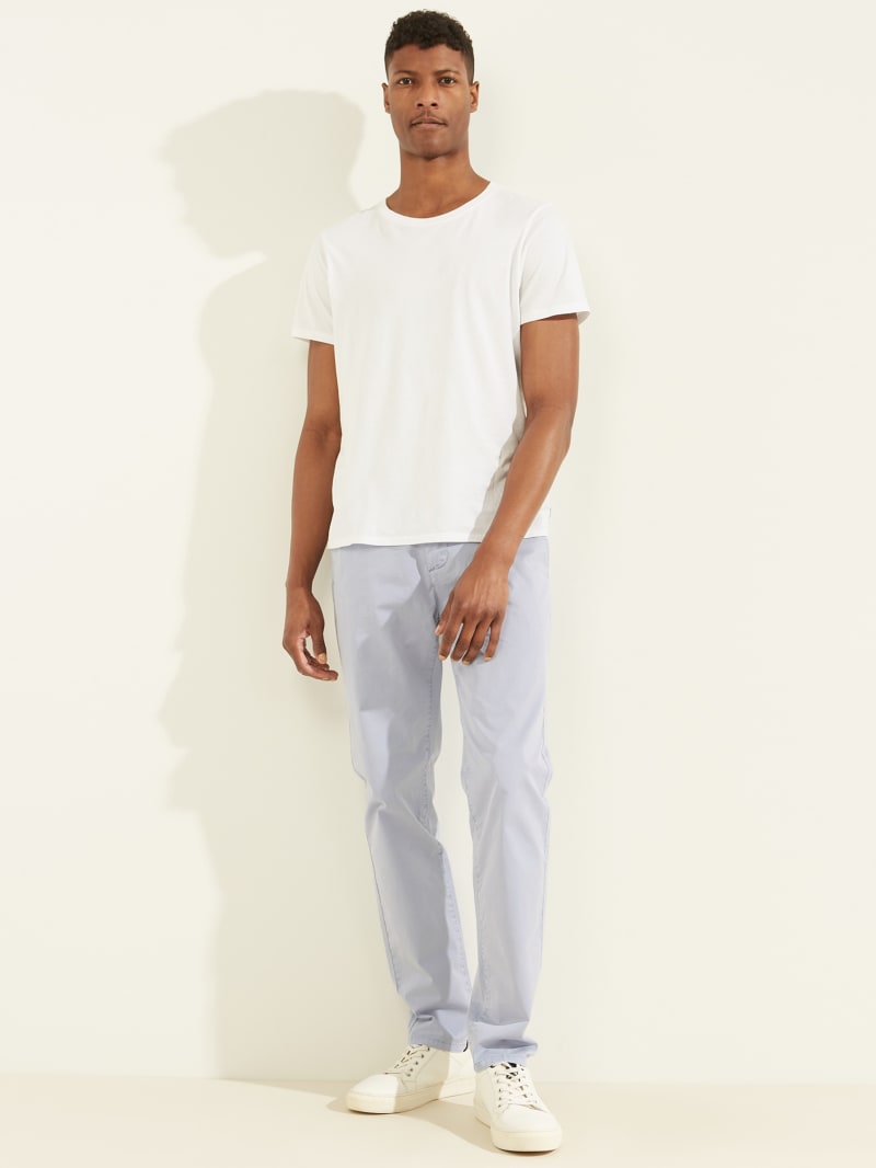 Guess Duke Twill Chinos Broek Heren Paars | 0193-VYJNM