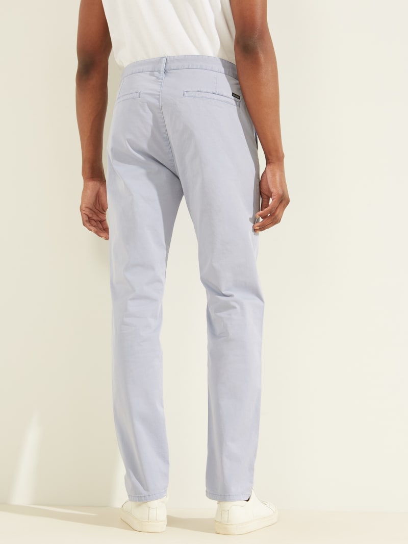 Guess Duke Twill Chinos Broek Heren Paars | 0193-VYJNM