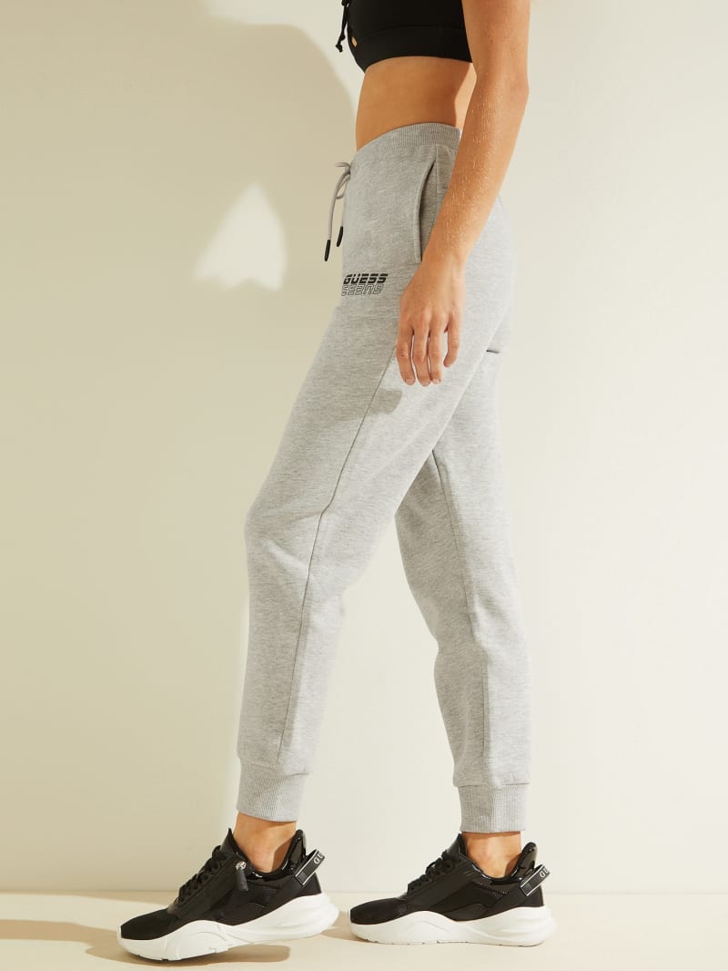 Guess Eco Alisha Logo Joggers Broek Dames Grijs | 1526-XIWEB