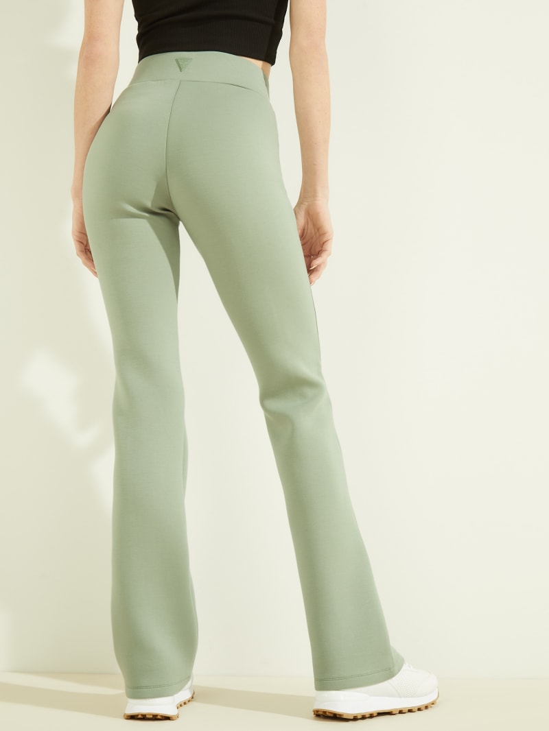 Guess Eco Allie Brede-Legs Broek Dames Groen | 0958-VGHQT