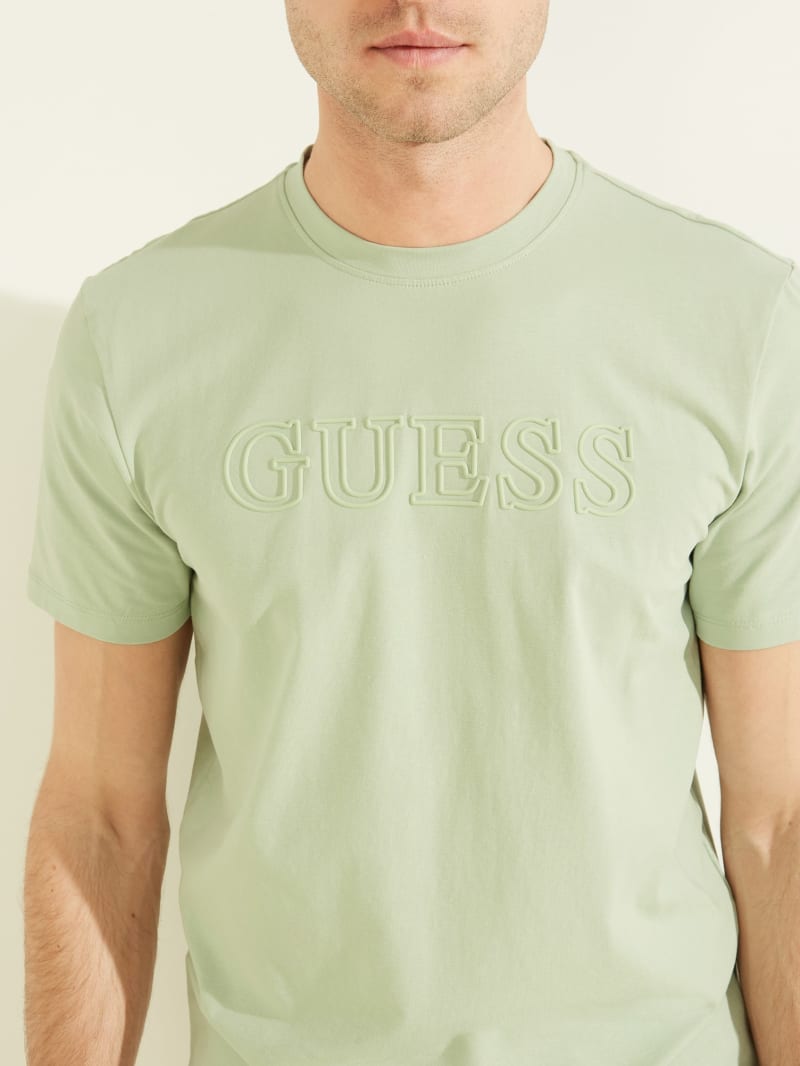 Guess Eco Alphy Active Tee T-shirts Heren Grijs | 1597-KQRBE