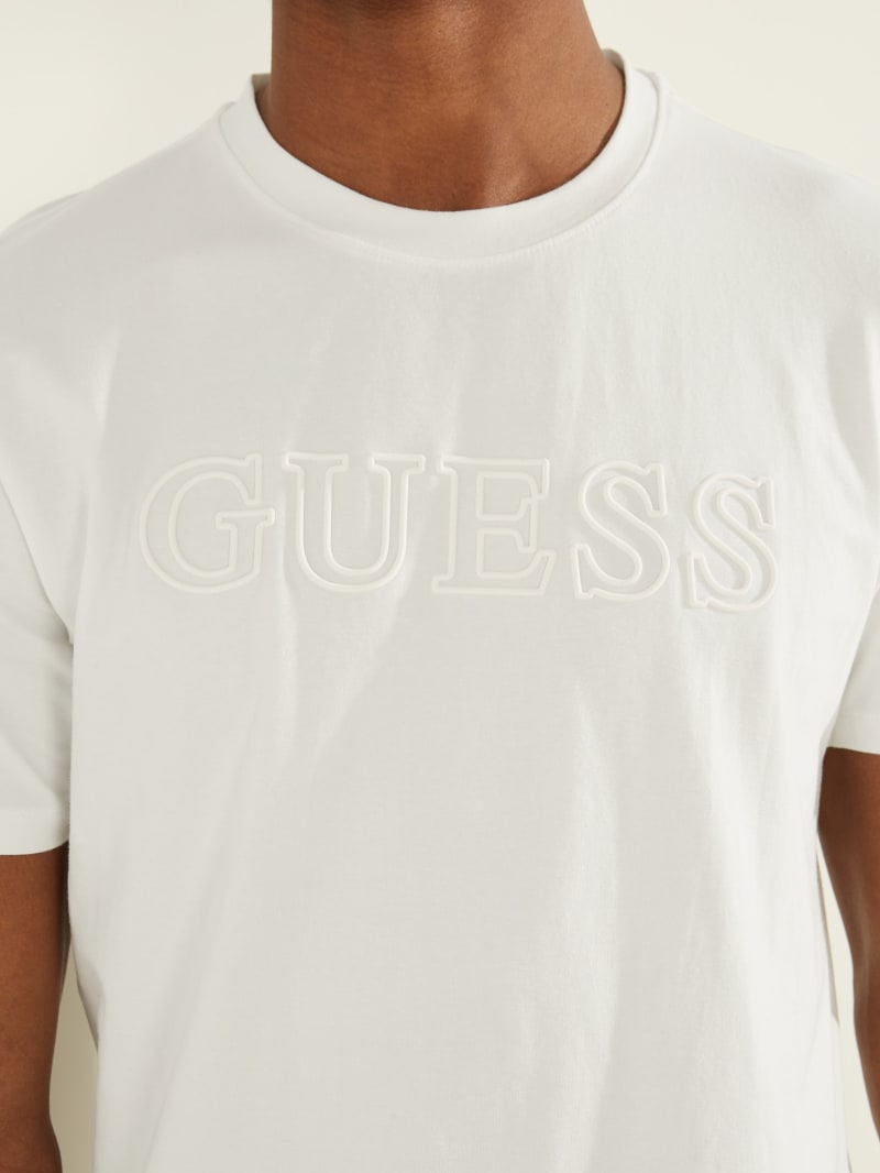 Guess Eco Alphy Active Tee T-shirts Heren Wit | 6147-KZRVQ