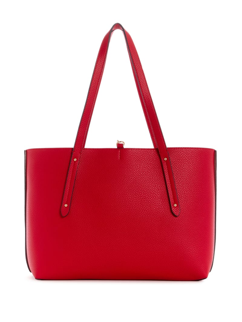 Guess Eco Brenton Tote Tassen Dames Rood | 5423-NTOAH