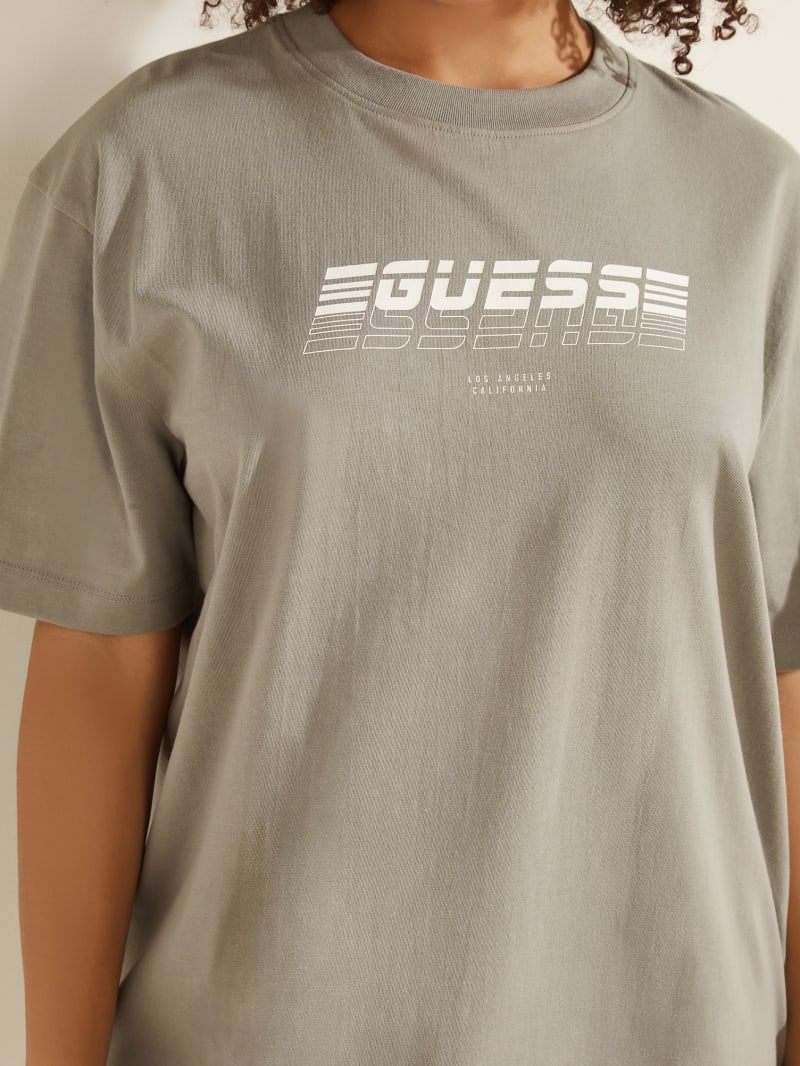 Guess Eco Dalya Logo Tee Topjes Dames Grijs | 2735-CMAIO