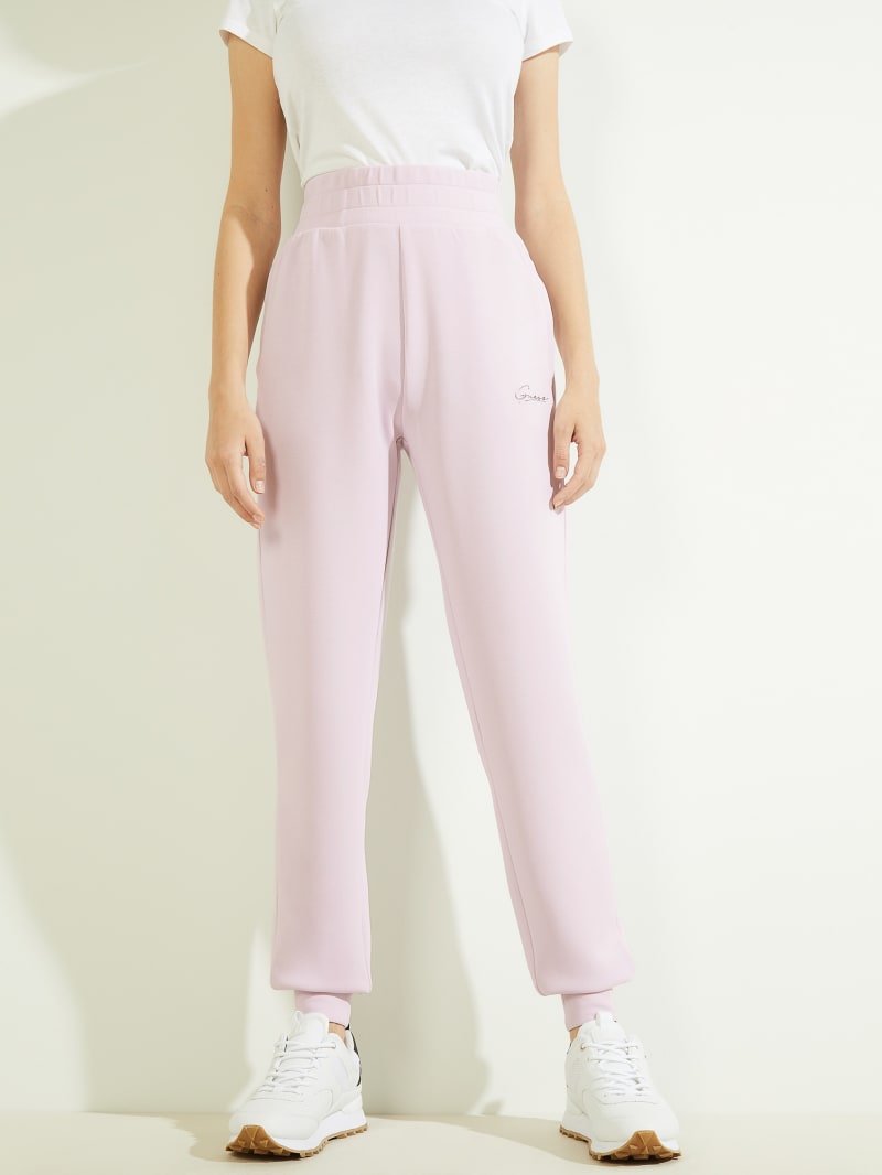 Guess Eco Effie Joggers Broek Dames Wit | 9570-WADQK