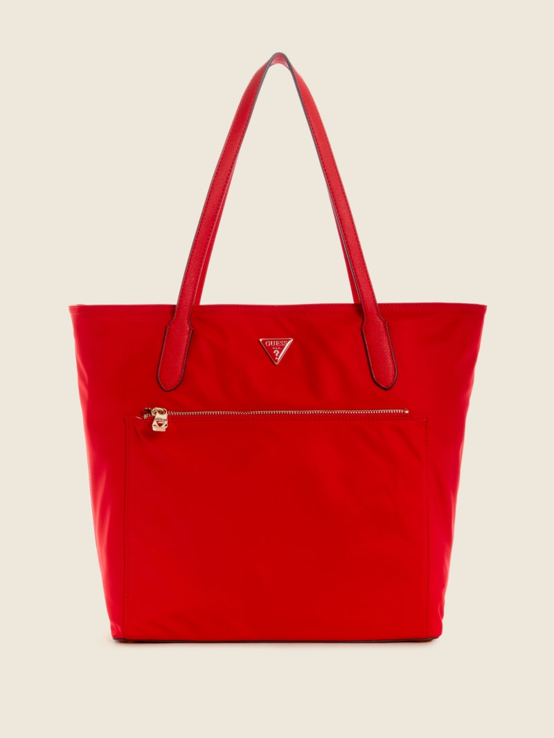 Guess Eco Gemma Tote Tassen Dames Rood | 6374-LGTDA