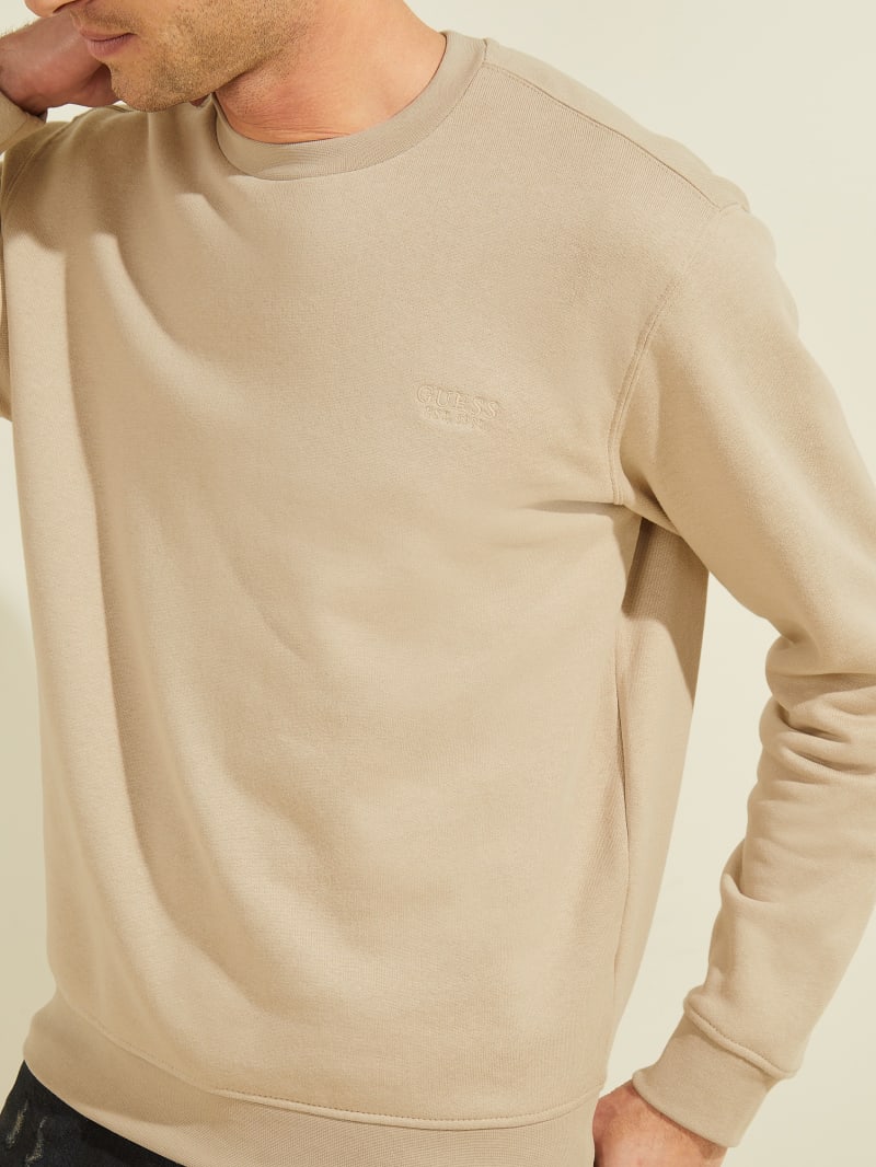 Guess Eco Geron Sweatshirts Heren Grijs | 0614-IXSZR