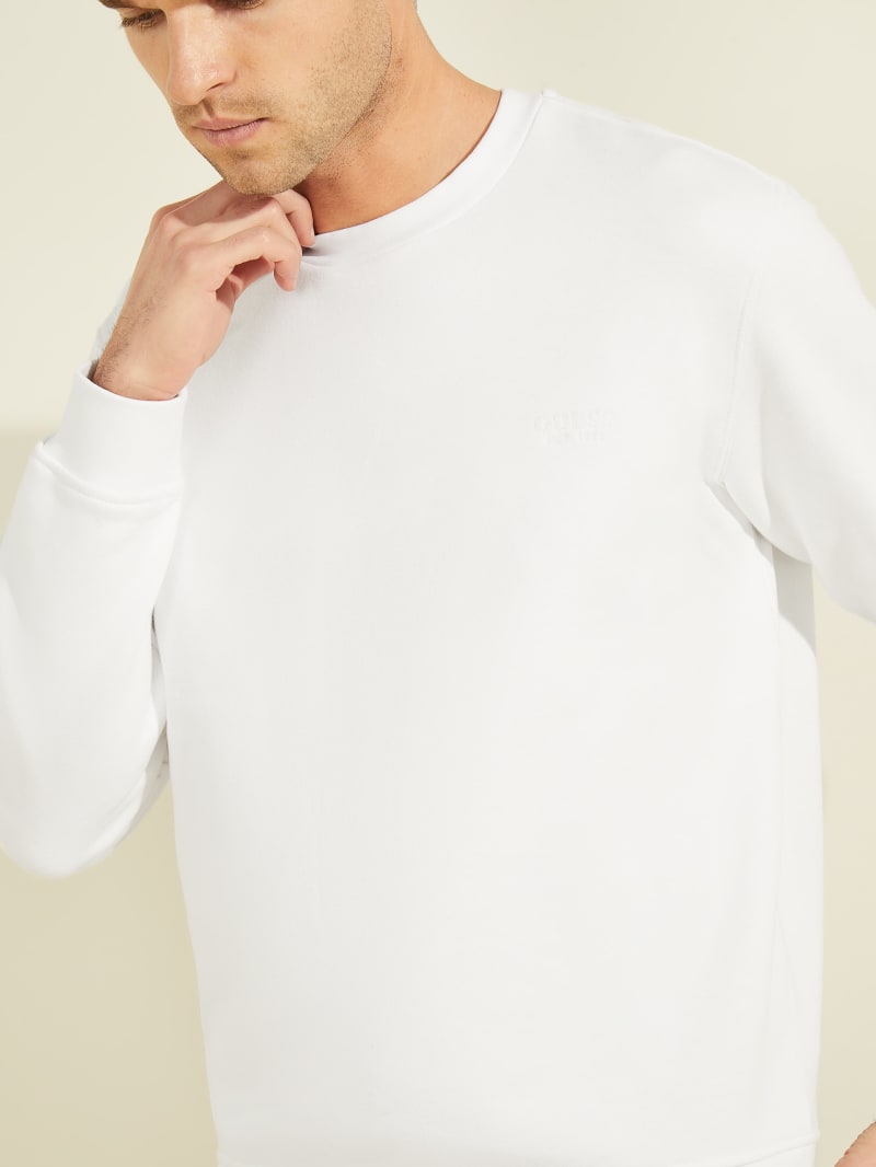 Guess Eco Geron Sweatshirts Heren Wit | 5031-ICSDA