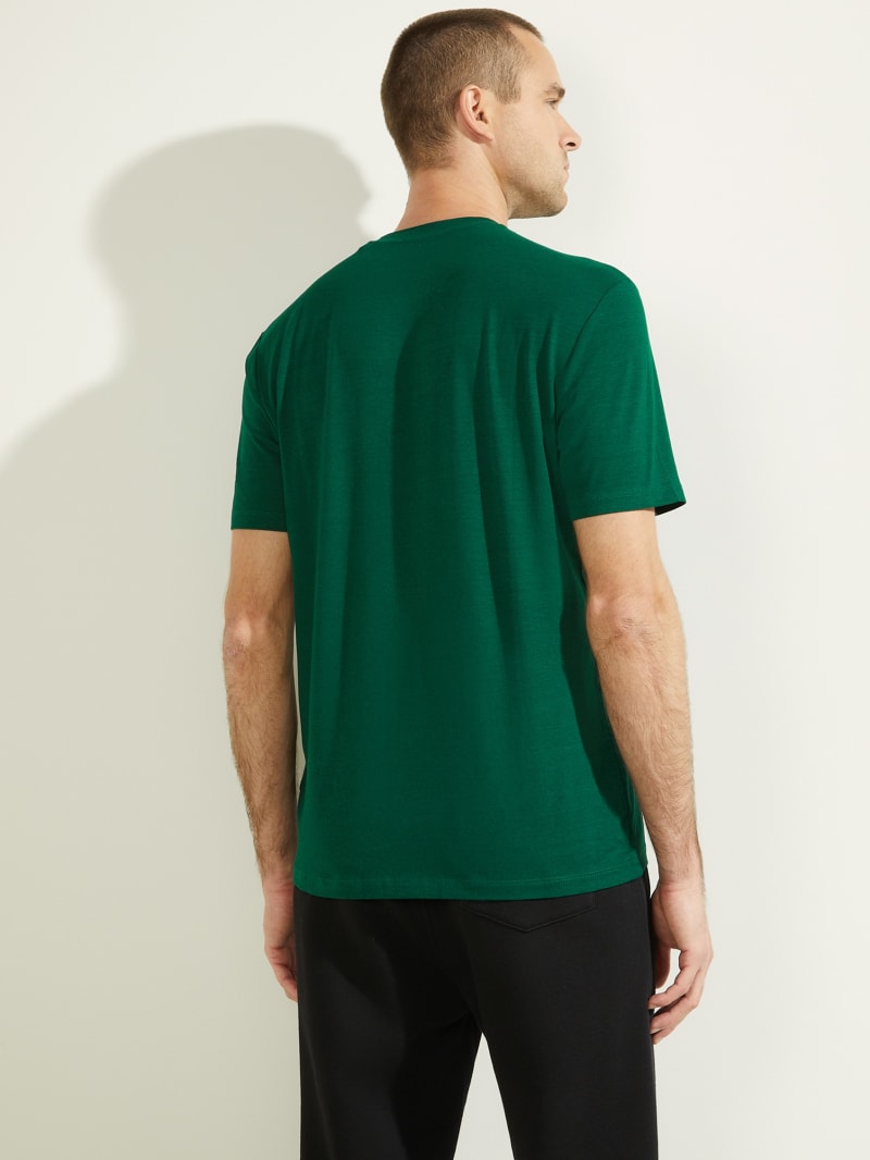 Guess Eco Hedley Tee T-shirts Heren Groen | 8523-VXHON