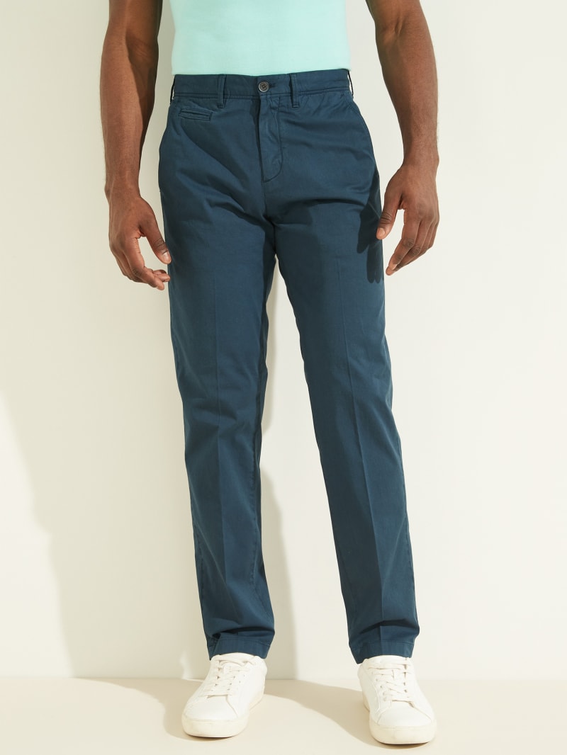 Guess Eco New Original Chino Broek Heren Blauw | 3605-CKPSO