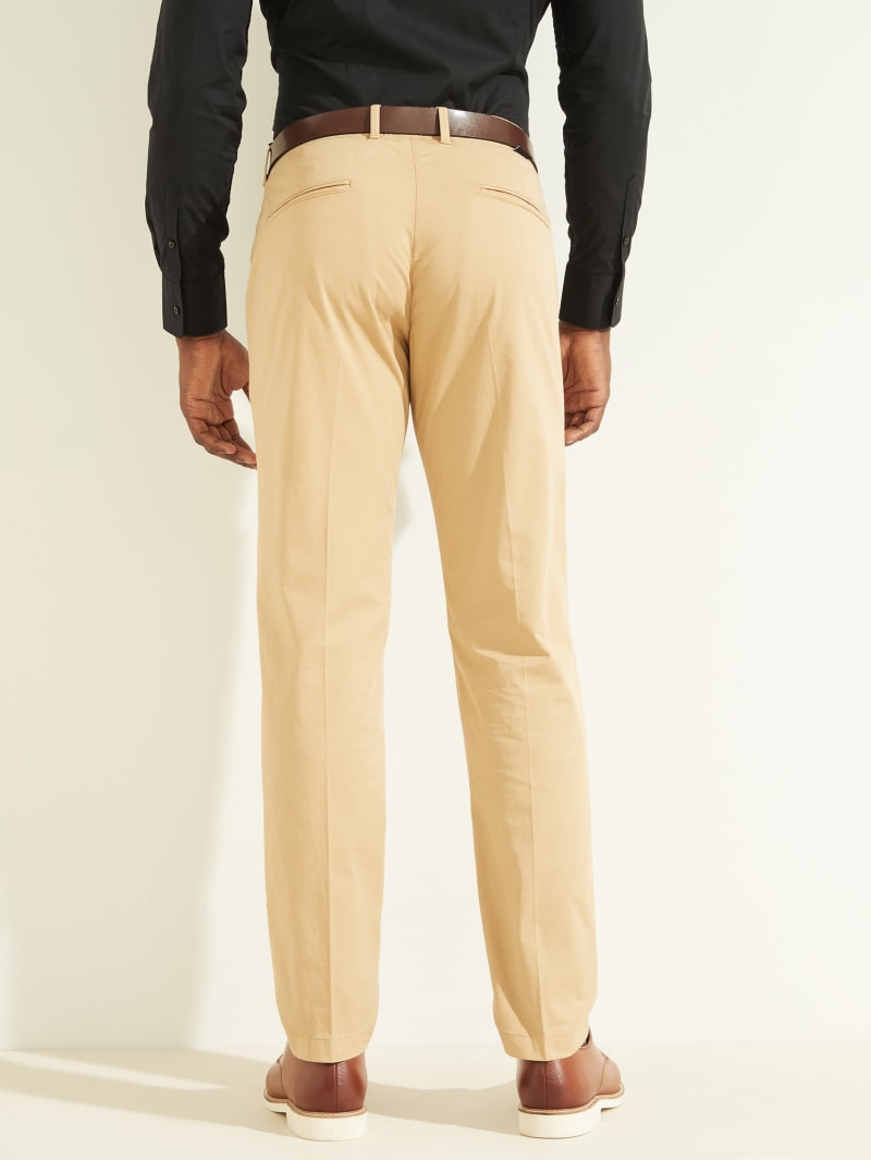 Guess Eco New Original Chino Broek Heren Beige | 5738-IYPCG