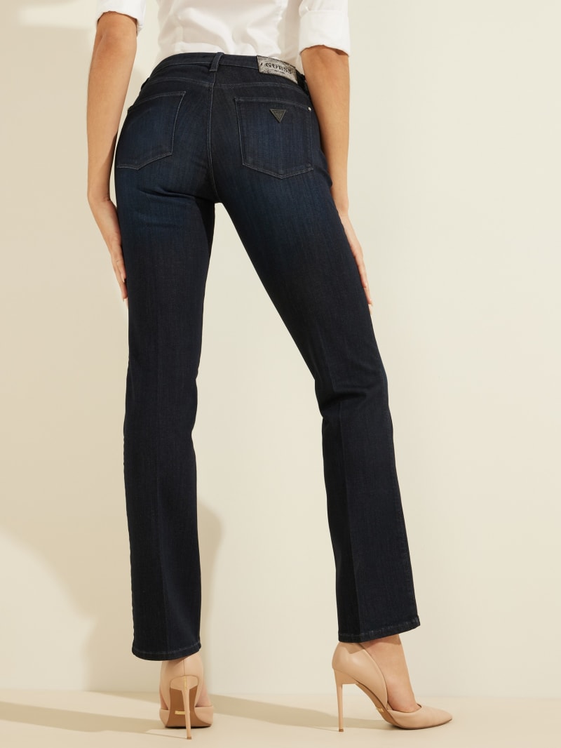 Guess Eco Sexy Straight Broek Dames Donkerblauw | 2793-IKQHA