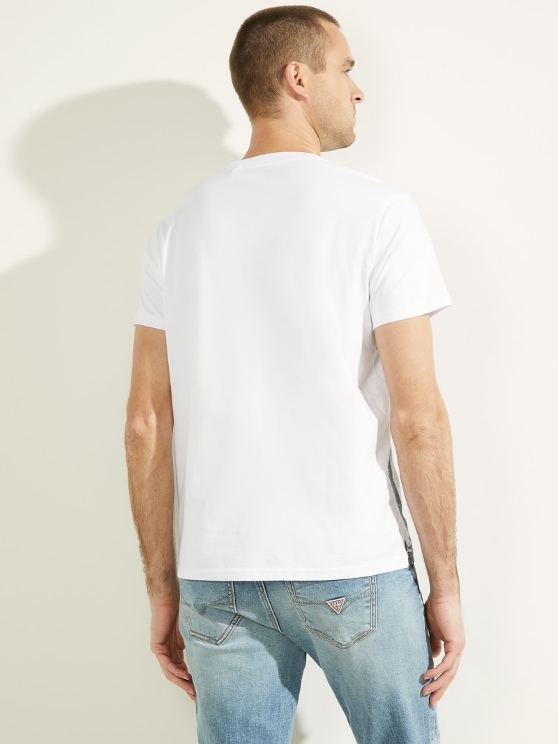 Guess Eco Waxy Tee T-shirts Heren Wit | 5087-FLHQX