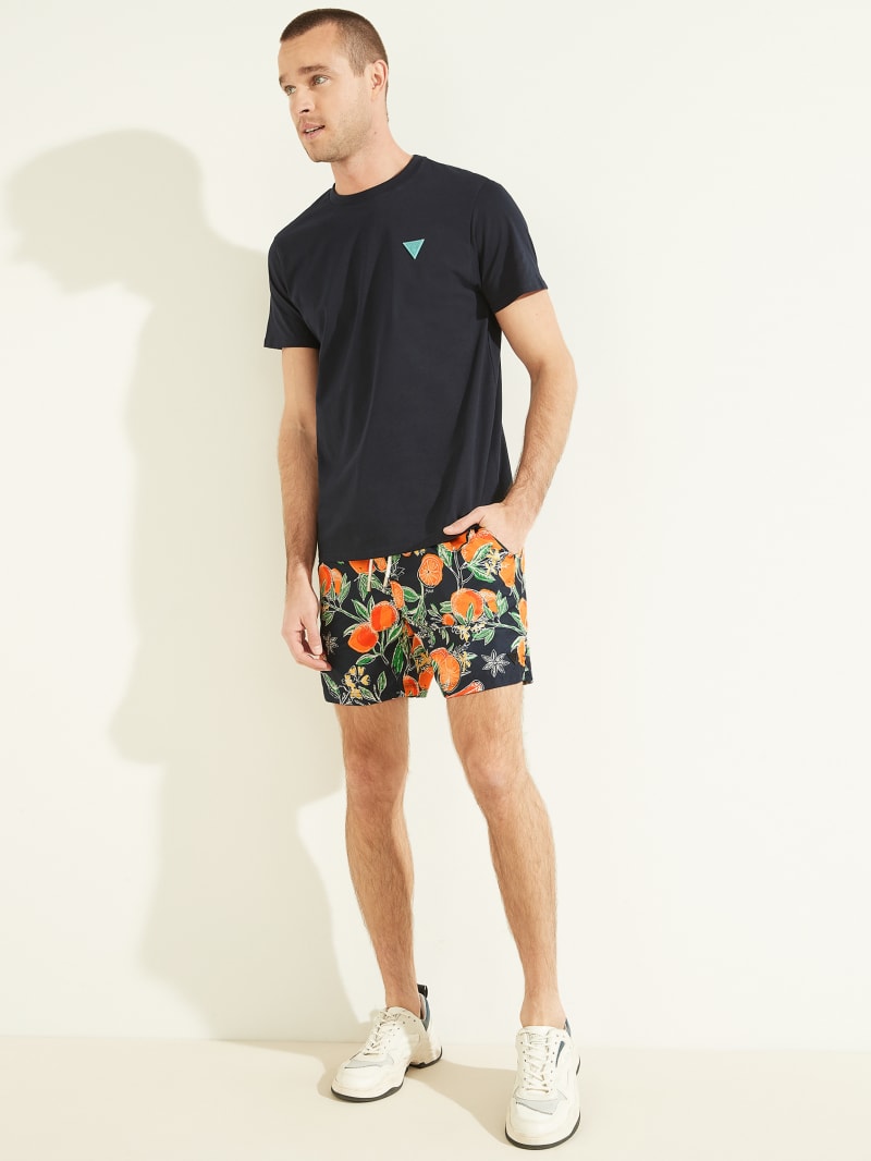 Guess Fruit Woven Swim Trunks Zwemkleding Heren Oranje | 1457-BMPVF