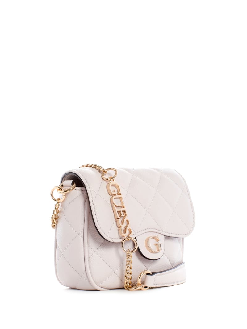 Guess Gillian Quilted Flap Crossbodytassen Dames Grijs | 3245-KGWTH