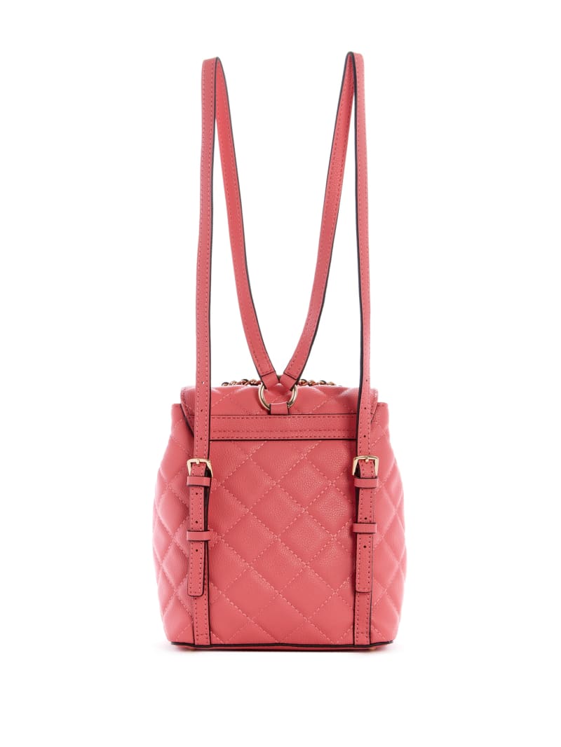 Guess Gillian Quilted Rugzak Dames Abrikoos | 8324-GAPHN