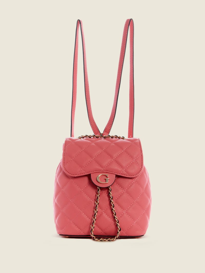 Guess Gillian Quilted Rugzak Dames Abrikoos | 8324-GAPHN