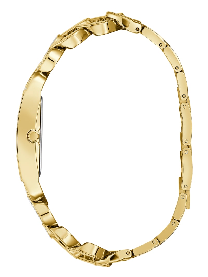 Guess Gold-Tone Analog Horloge Dames Goud | 5083-UWZHF