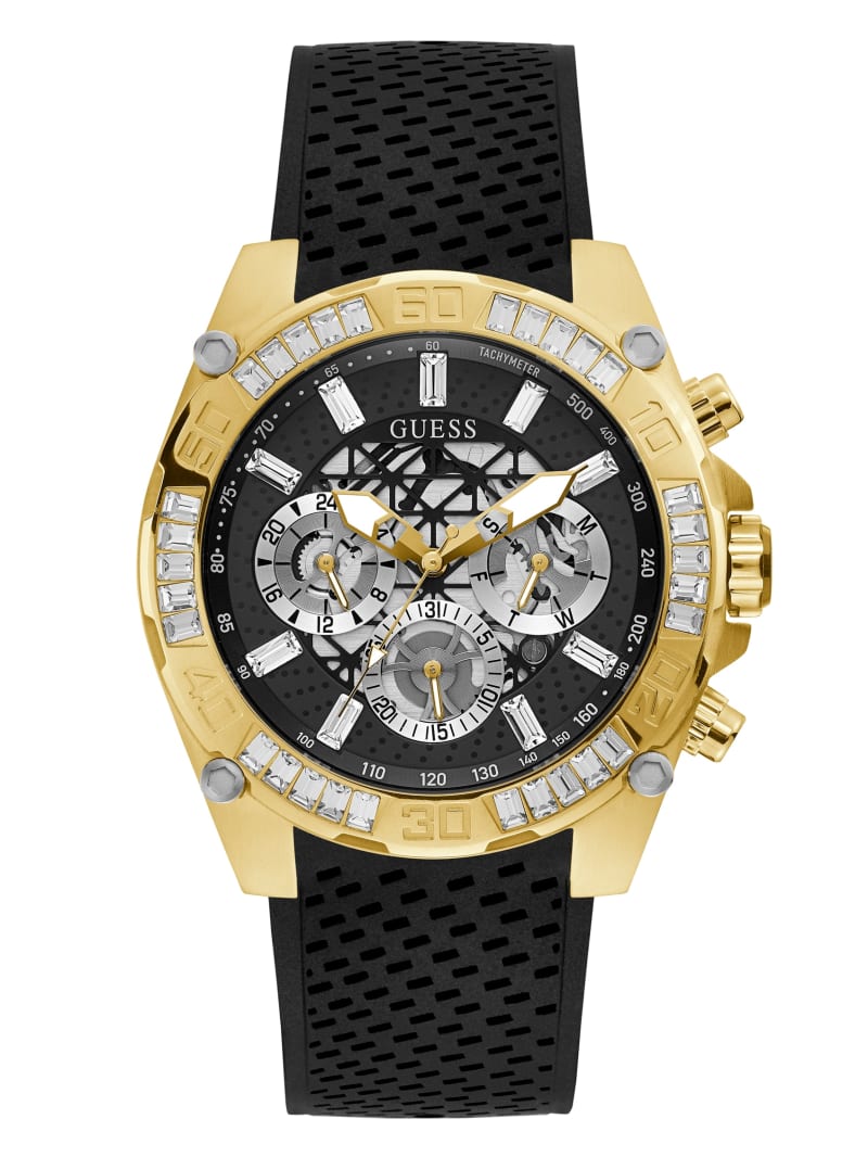 Guess Gold-Tone And Tachymeter Horloge Heren Gekleurd | 7502-UTIKF