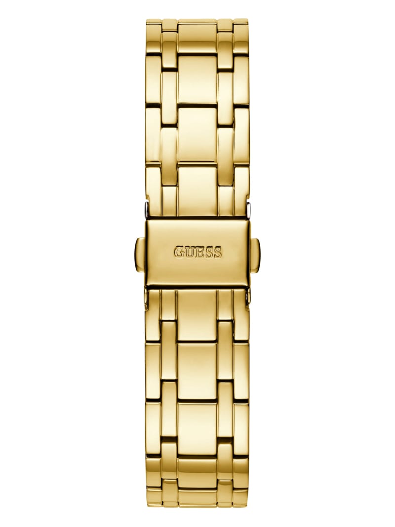 Guess Gold-Tone Champagne Analog Horloge Dames Goud | 2041-ARXOC