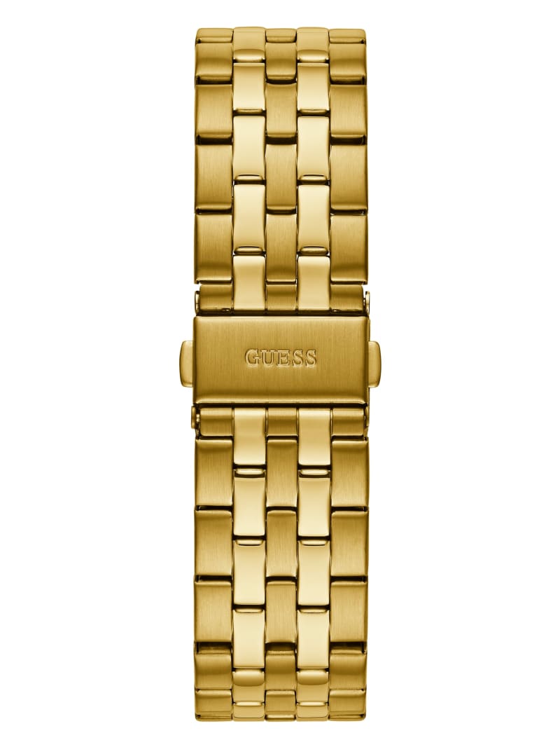 Guess Gold-Tone Chrono-Look Multifunctioneel Horloge Dames Goud | 3978-BWHIU