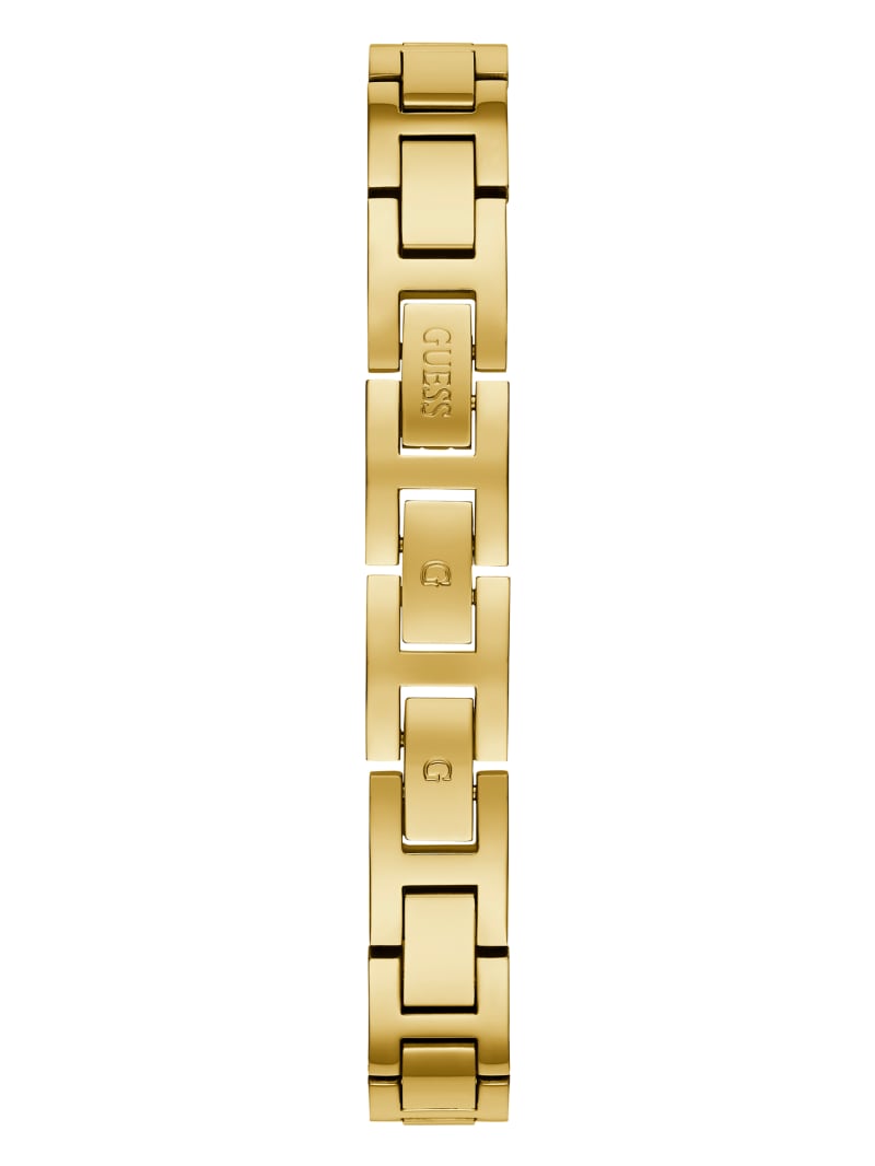 Guess Gold-Tone Crystal Analog Horloge Dames Goud | 2437-JGSOW