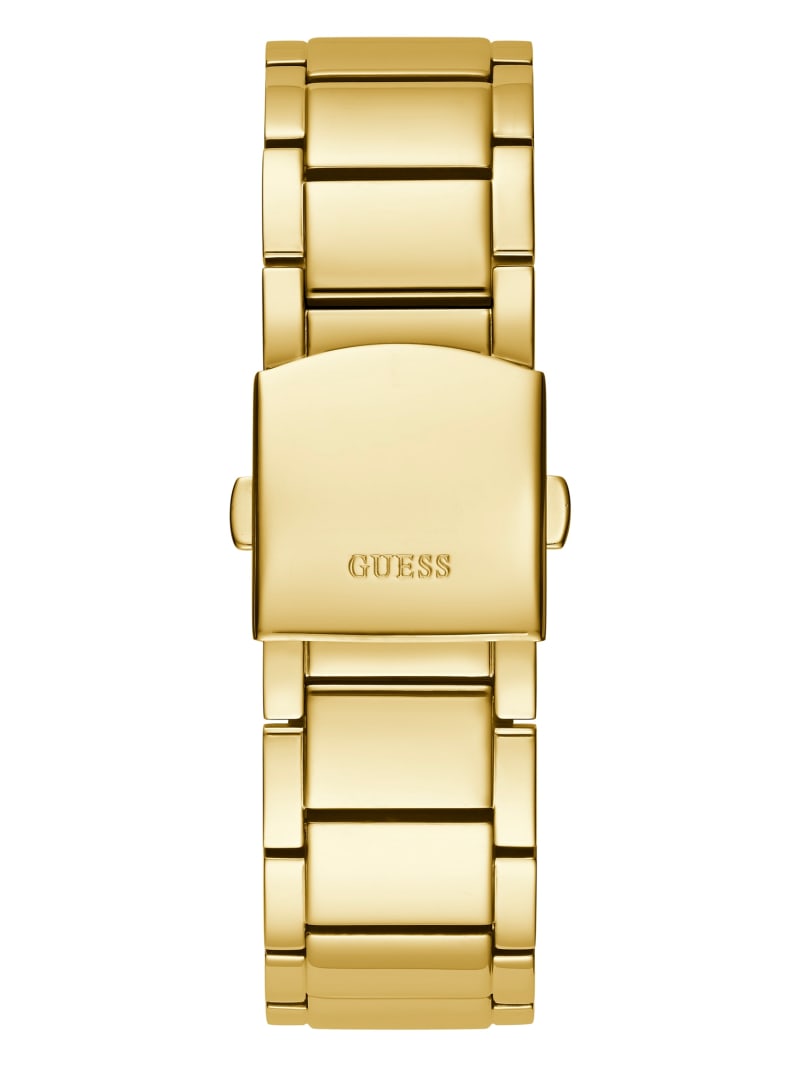 Guess Gold-Tone Exposed Dial Analog Horloge Heren Goud | 1045-OXBEL