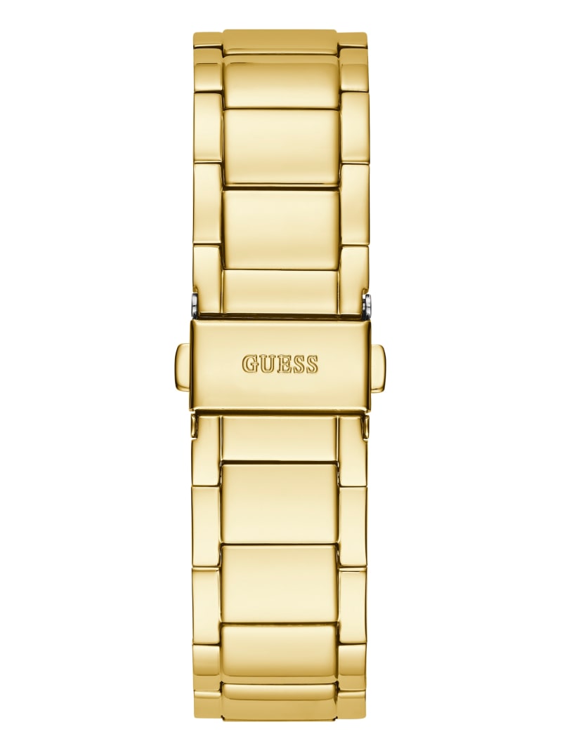 Guess Gold-Tone Exposed Dial Analog Horloge Dames Goud | 9608-GEASD