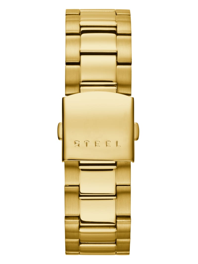 Guess Gold-Tone Klassieke Horloge Heren Goud | 5981-PZKGT