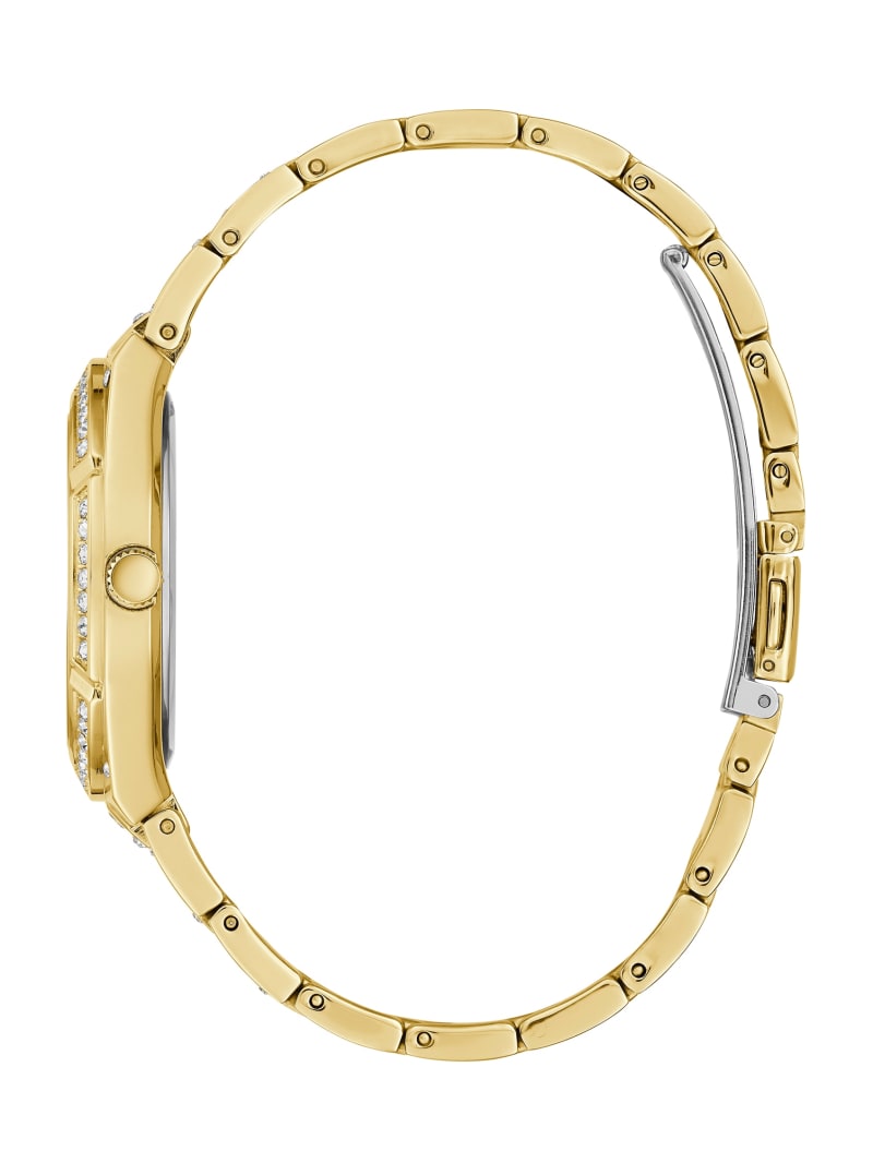 Guess Gold-Tone and Analog Horloge Dames Goud | 2496-TQWKE