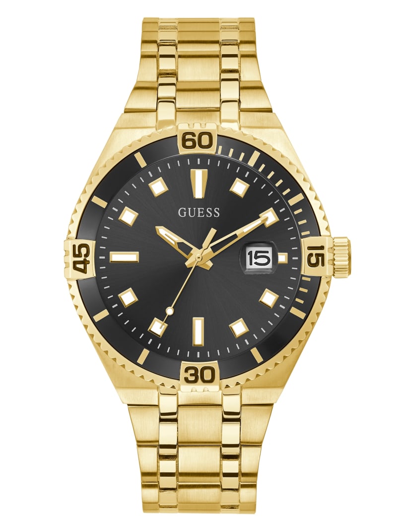 Guess Gold-Tone and Analog Horloge Heren Gekleurd | 4956-JCAVM