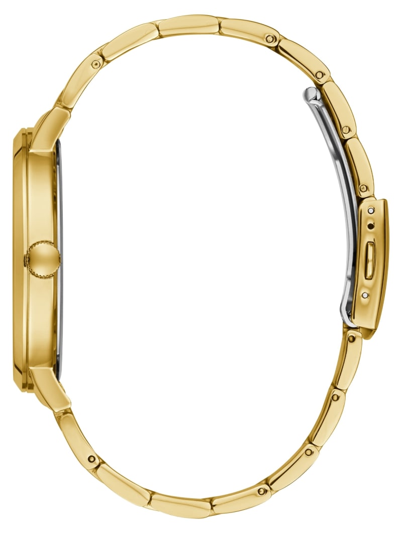 Guess Gold-Tone and Diamond Analog Horloge Heren Goud | 0139-YNQZO