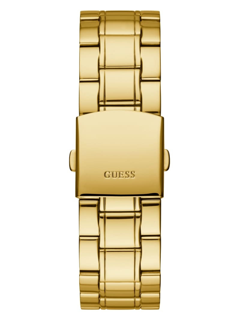 Guess Gold-Tone and Diamond Analog Horloge Heren Goud | 0139-YNQZO