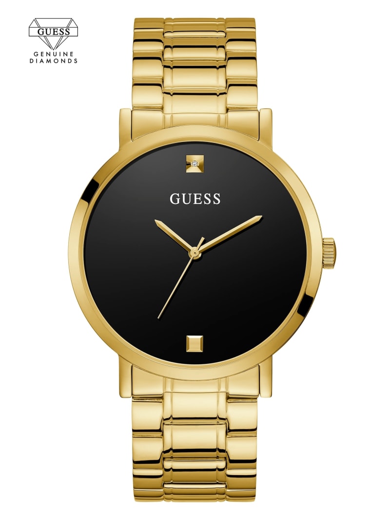 Guess Gold-Tone and Diamond Analog Horloge Heren Goud | 0139-YNQZO