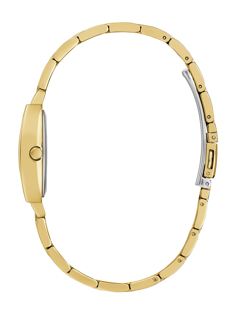 Guess Gold-Tone and Diamond Analog Horloge Dames Goud | 2713-UYISN