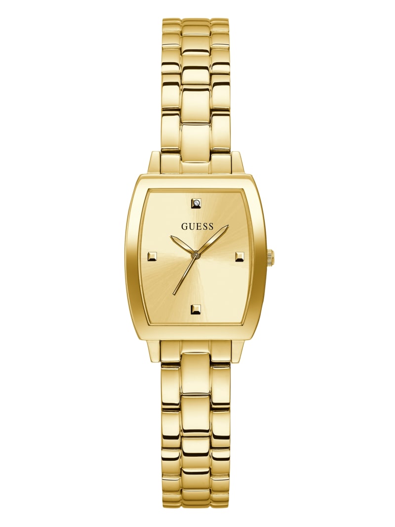 Guess Gold-Tone and Diamond Analog Horloge Dames Goud | 2713-UYISN