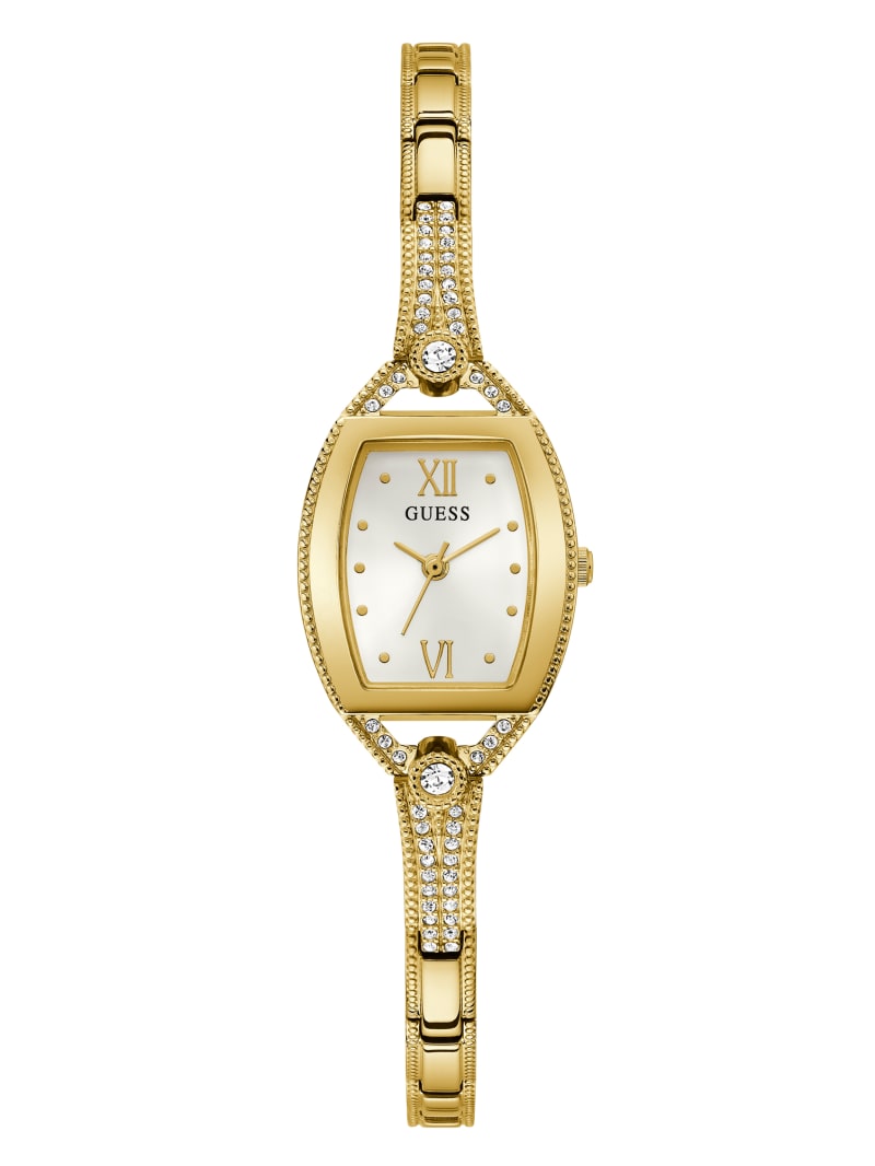 Guess Gold-Tone and Rhinestone Analog Horloge Dames Gekleurd | 2165-TXVGP