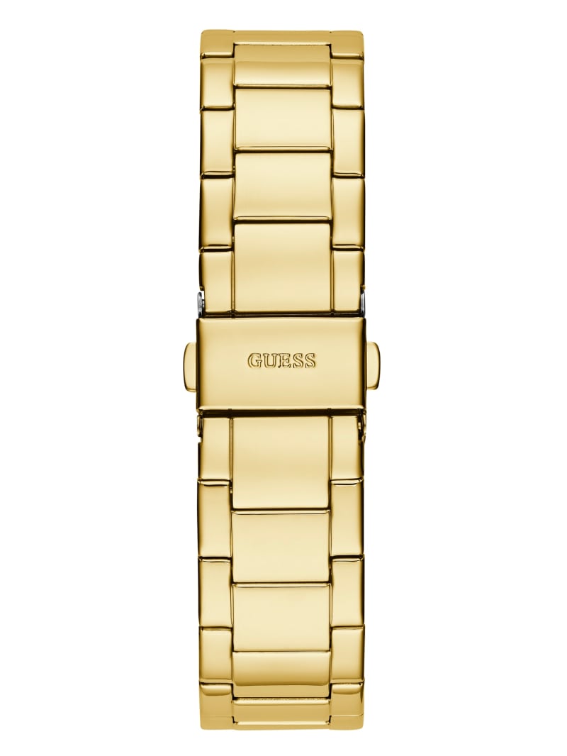 Guess Gold-Tone and Rhinestone Multifunctioneel Horloge Dames Goud | 7128-IMPGQ