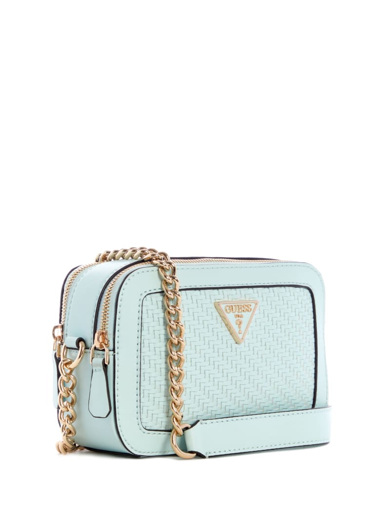 Guess Hassie Camera Crossbodytassen Dames Turquoise | 0963-ZFPRY