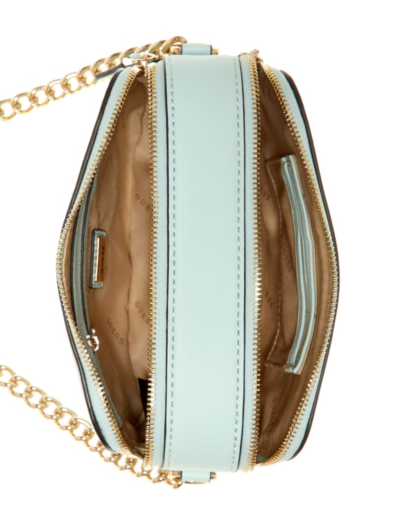 Guess Hassie Camera Crossbodytassen Dames Turquoise | 0963-ZFPRY