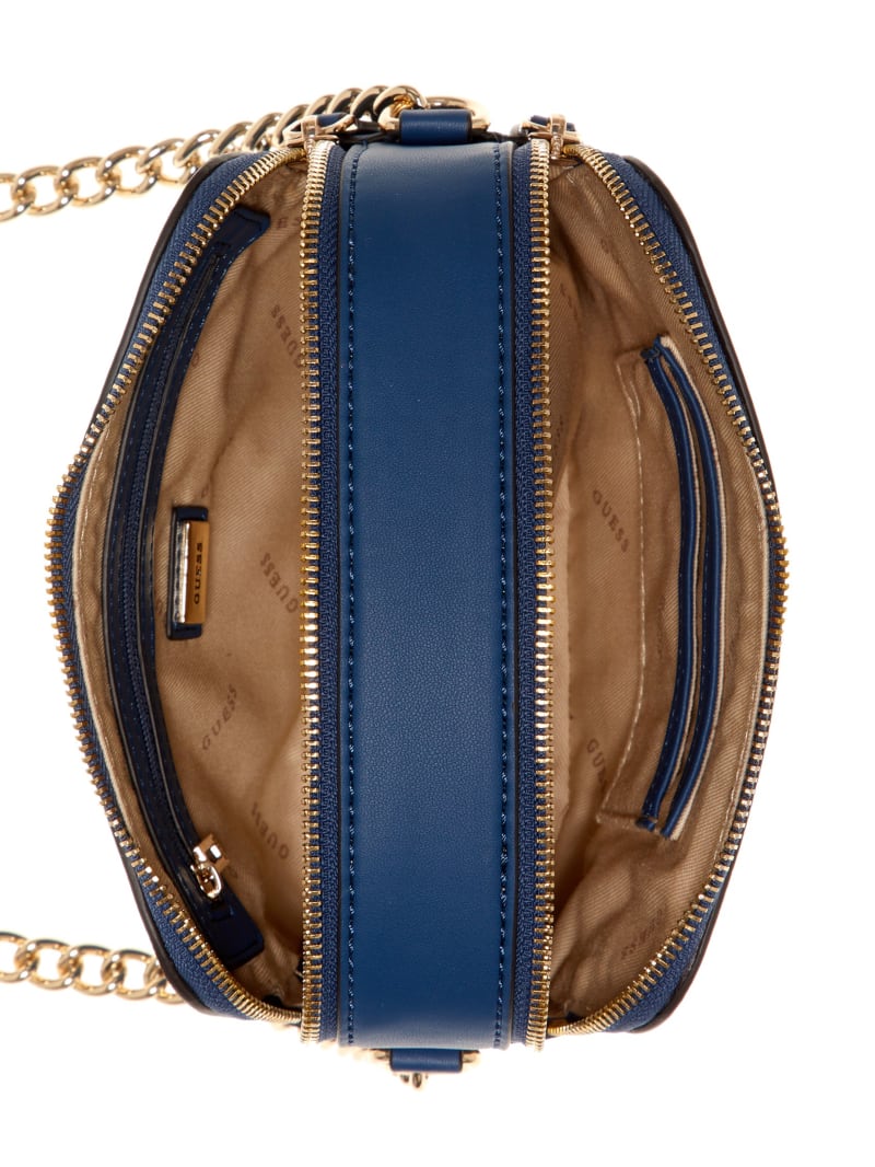 Guess Hassie Camera Crossbodytassen Dames Donkerblauw | 5082-YZISA