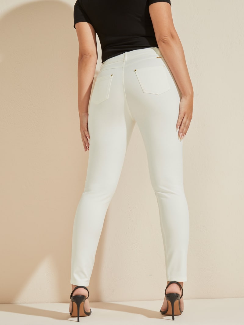 Guess Hollywood Skinny Broek Dames Wit | 4809-KPZHE