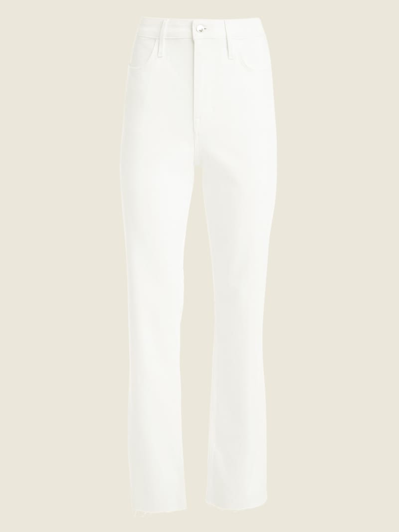 Guess Hollywood Straight Broek Dames Wit | 6054-AODQU