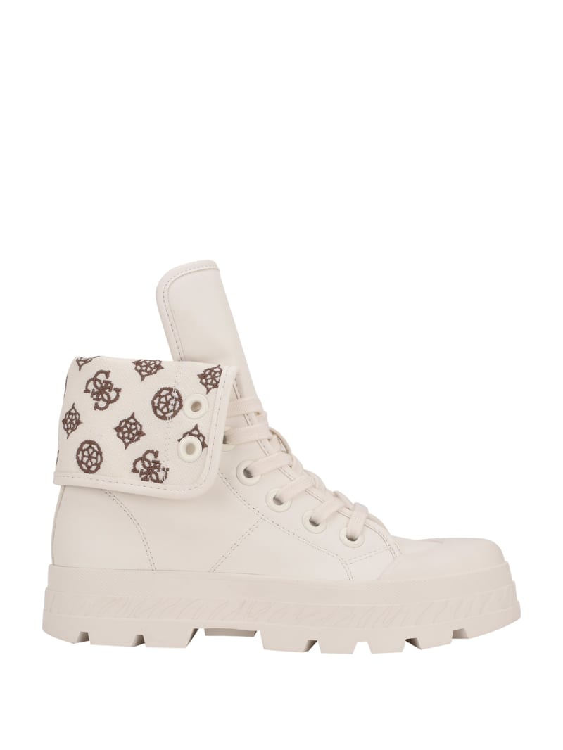 Guess Horlo Chunky High-Top Sneakers Dames Wit | 0321-XQIPH