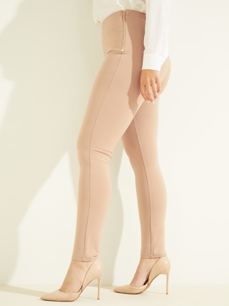 Guess Jane Ponte Legging Broek Dames Roze | 7140-FQYUZ