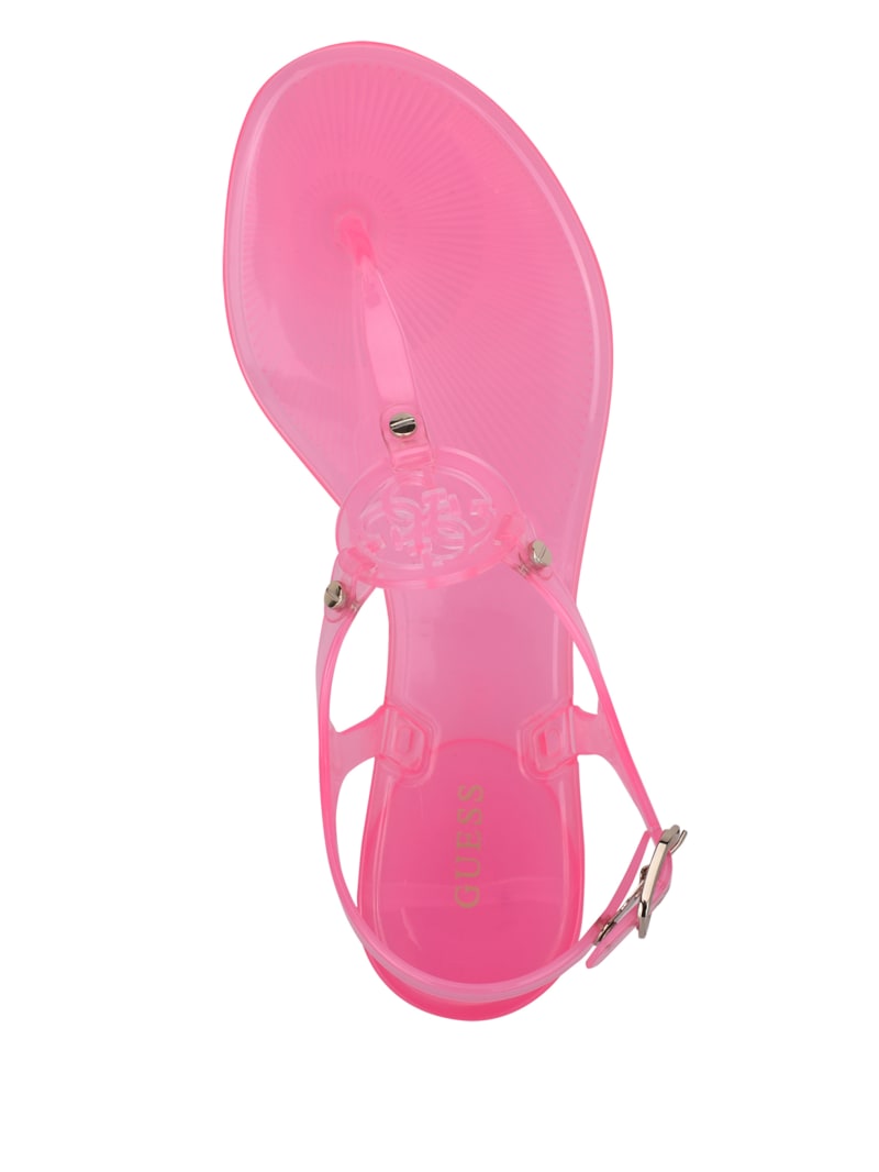 Guess Janica Jelly T-Riemen Sandalen Dames Lichtroze | 6047-EQPOU