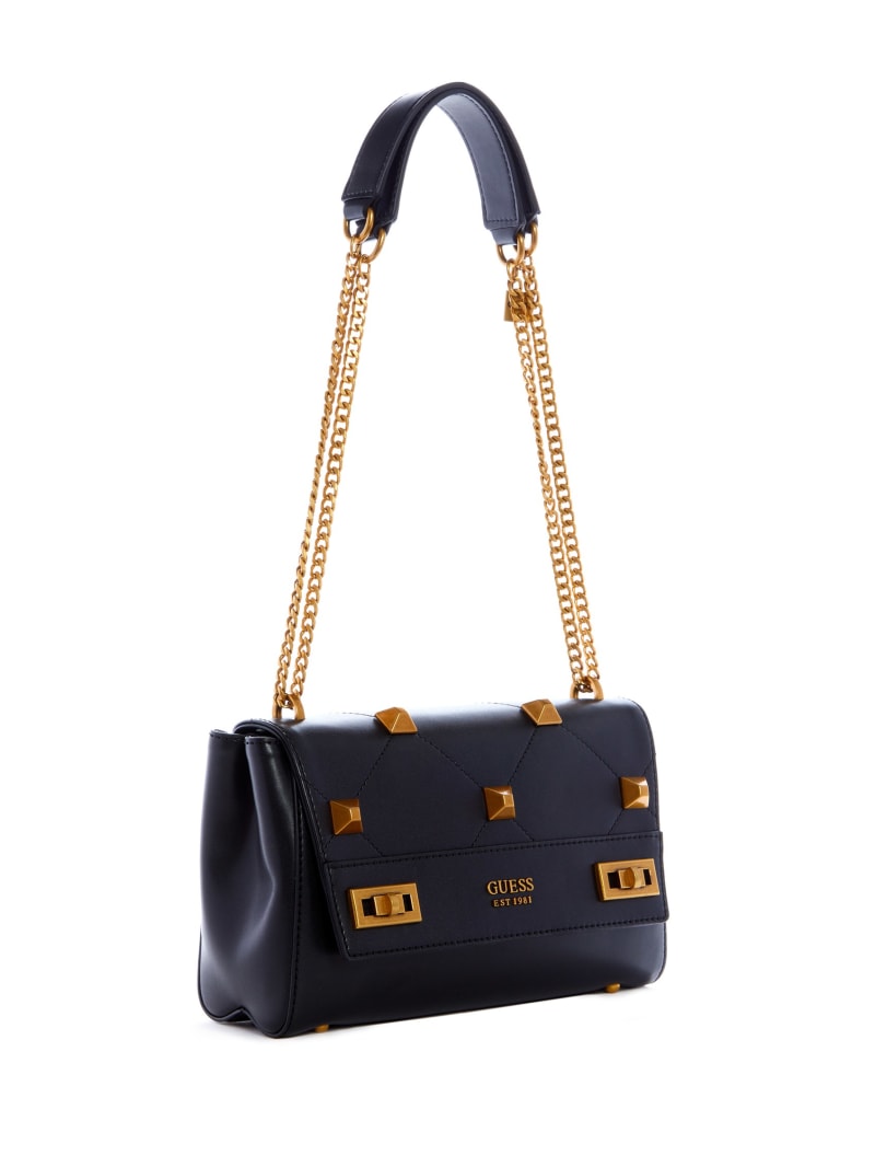 Guess Katey Convertible Crossbodytassen Dames Zwart | 6170-OQJLS